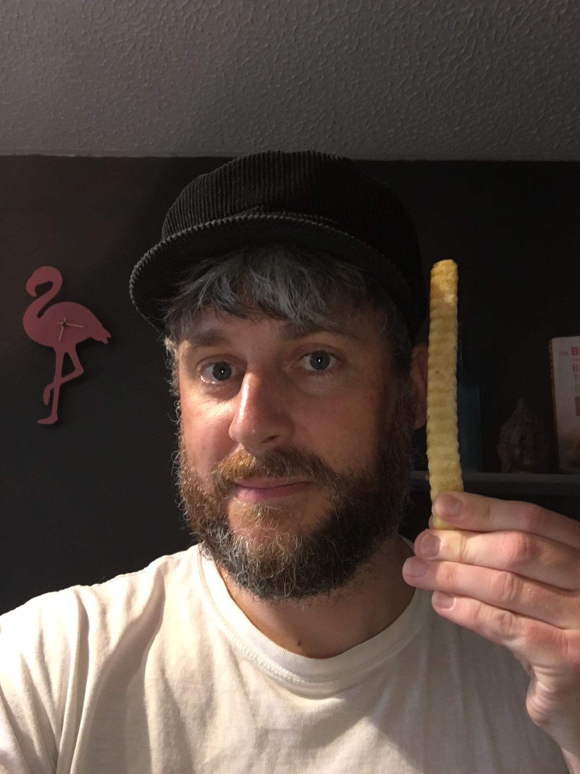 York resident 'amazed' by large chip during tea time in lock down
